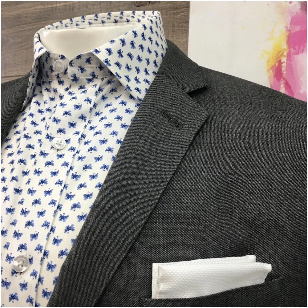 J CREW LUDLOW Mens Wool Blazer Sport Coat Casual Jacket Size 42L‎ Gray Suit